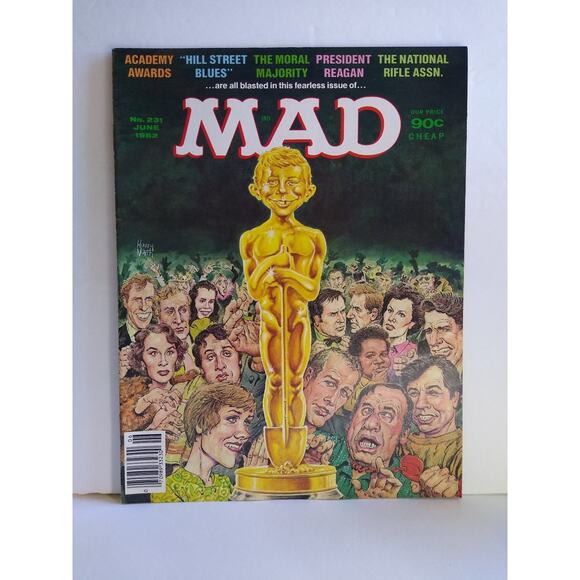 MAD Magazine #231 Hill Street Blues Academy Awards Comic Book 1982 - Picture 1 of 5